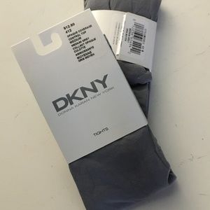 DKNY Medium Grey Opaque Tights